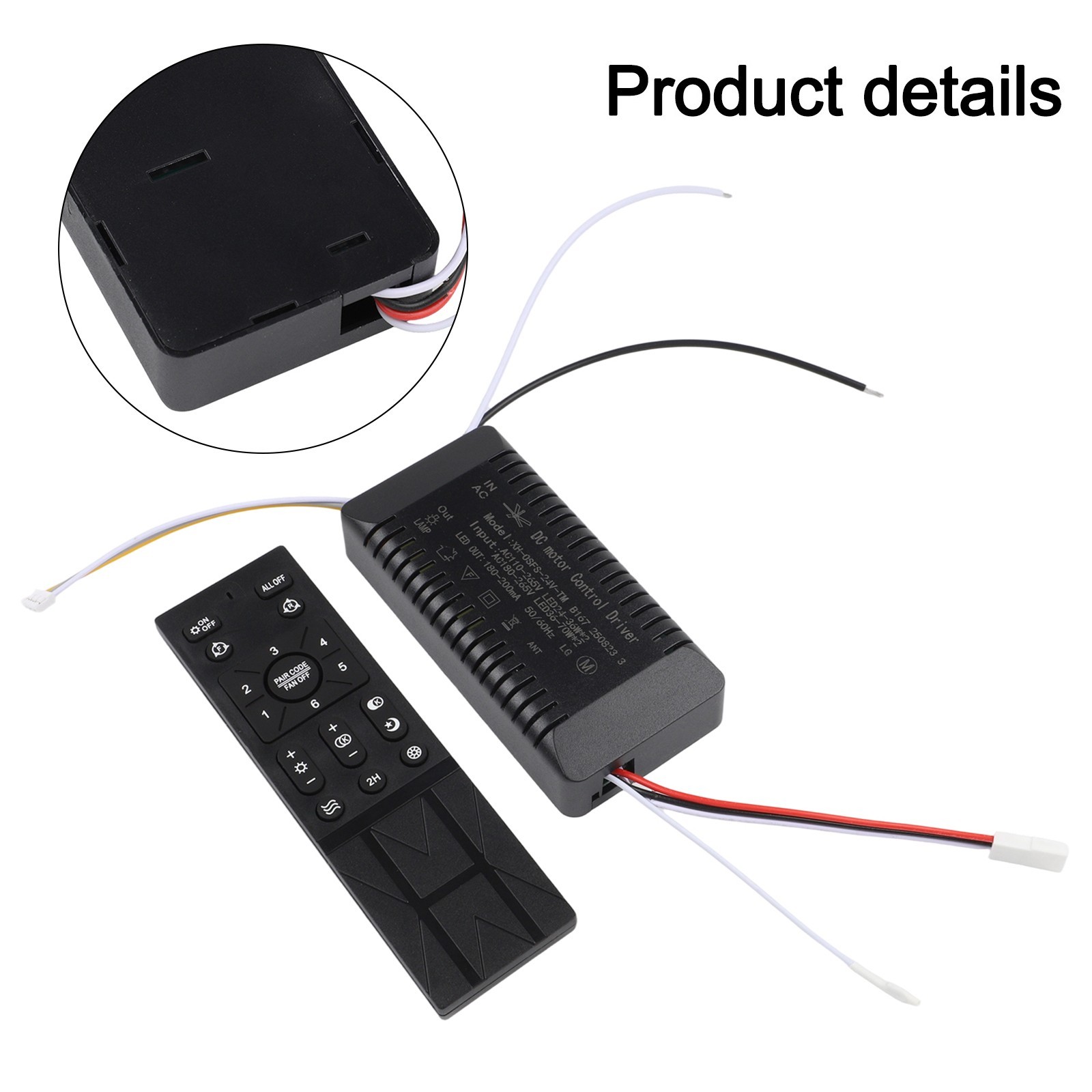 Ceiling Fan Light Remote Control Wireless Dimming Controller Driver Accessories