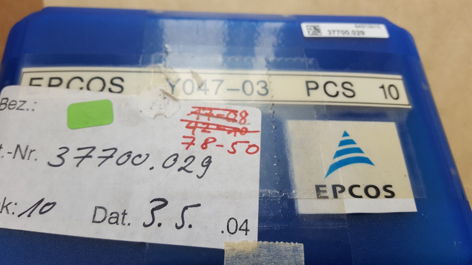 10 PCS OF EPCOS Y047-03 A1721 0307C (U6.1B4)