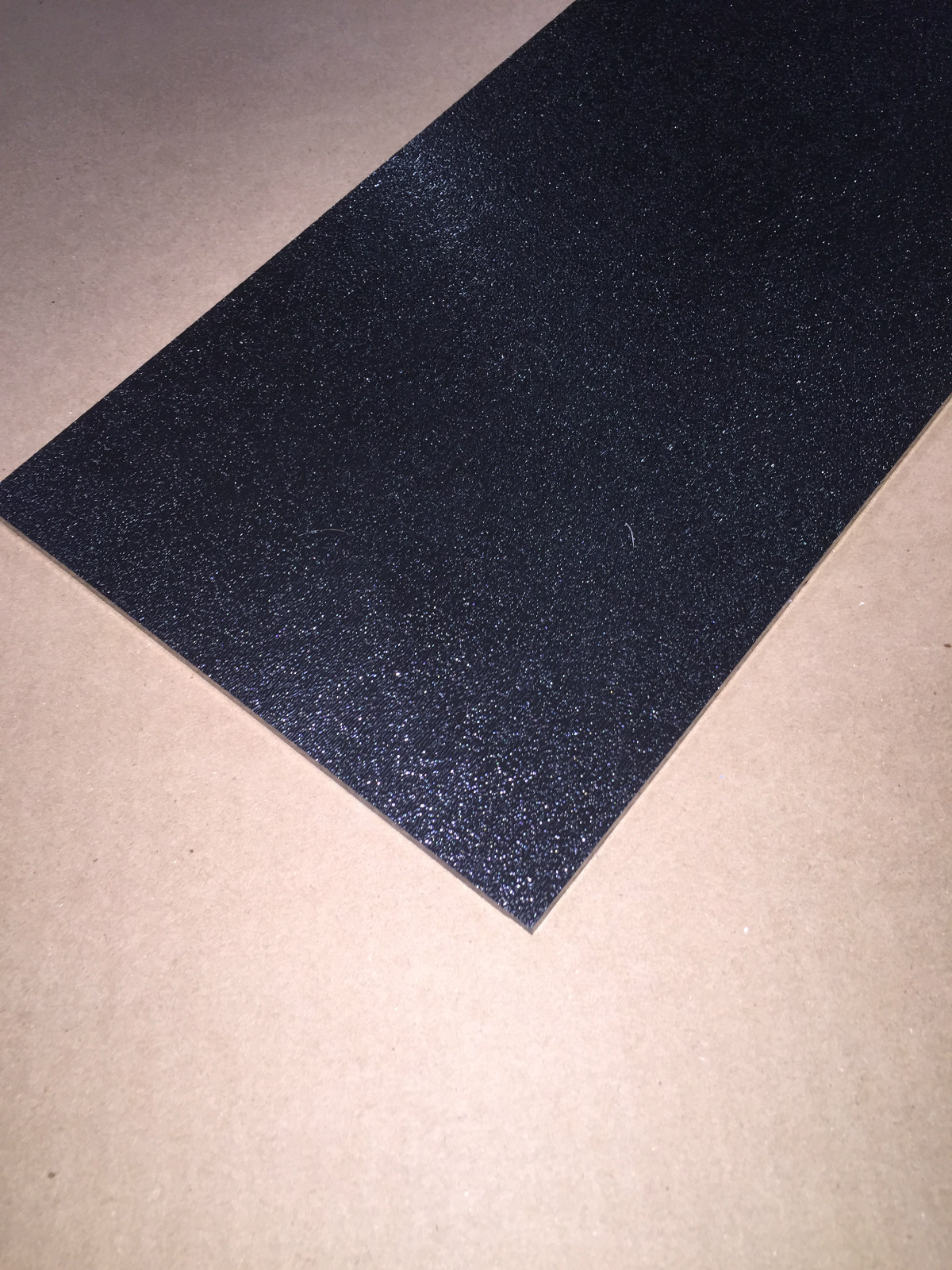 ABS Black Plastic 1/8″ x 12″ x 12″ .125″ textured 1 side stereo sheet