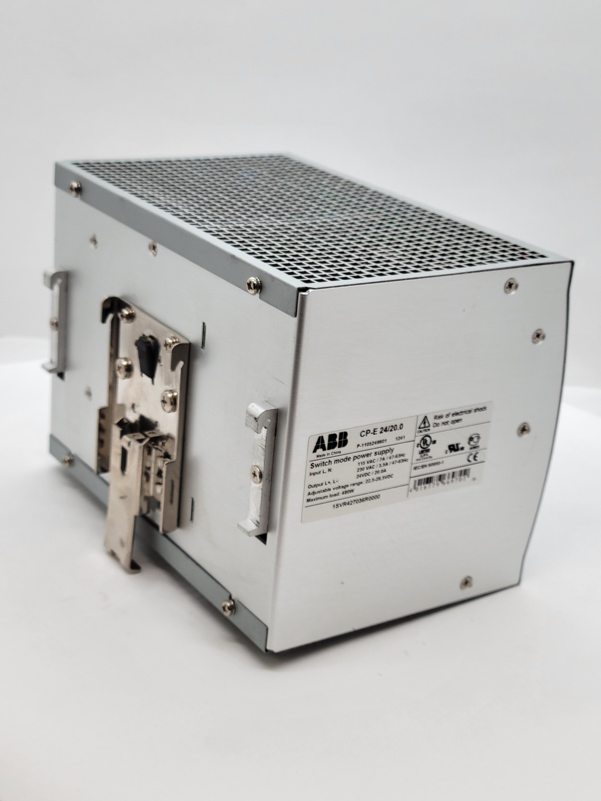 ABB CP-E-24/20.0 Switching Power Supply 115/230V Input 24V 20.0A Output