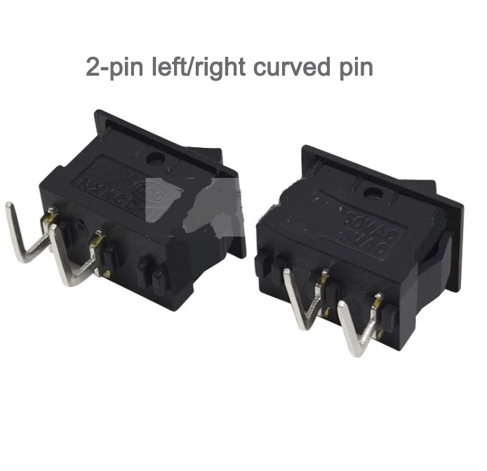 10x15mm 2 / 3 Pin SPST Small Rectangular Rocker Switch ON-OFF Boat Rocker Switch