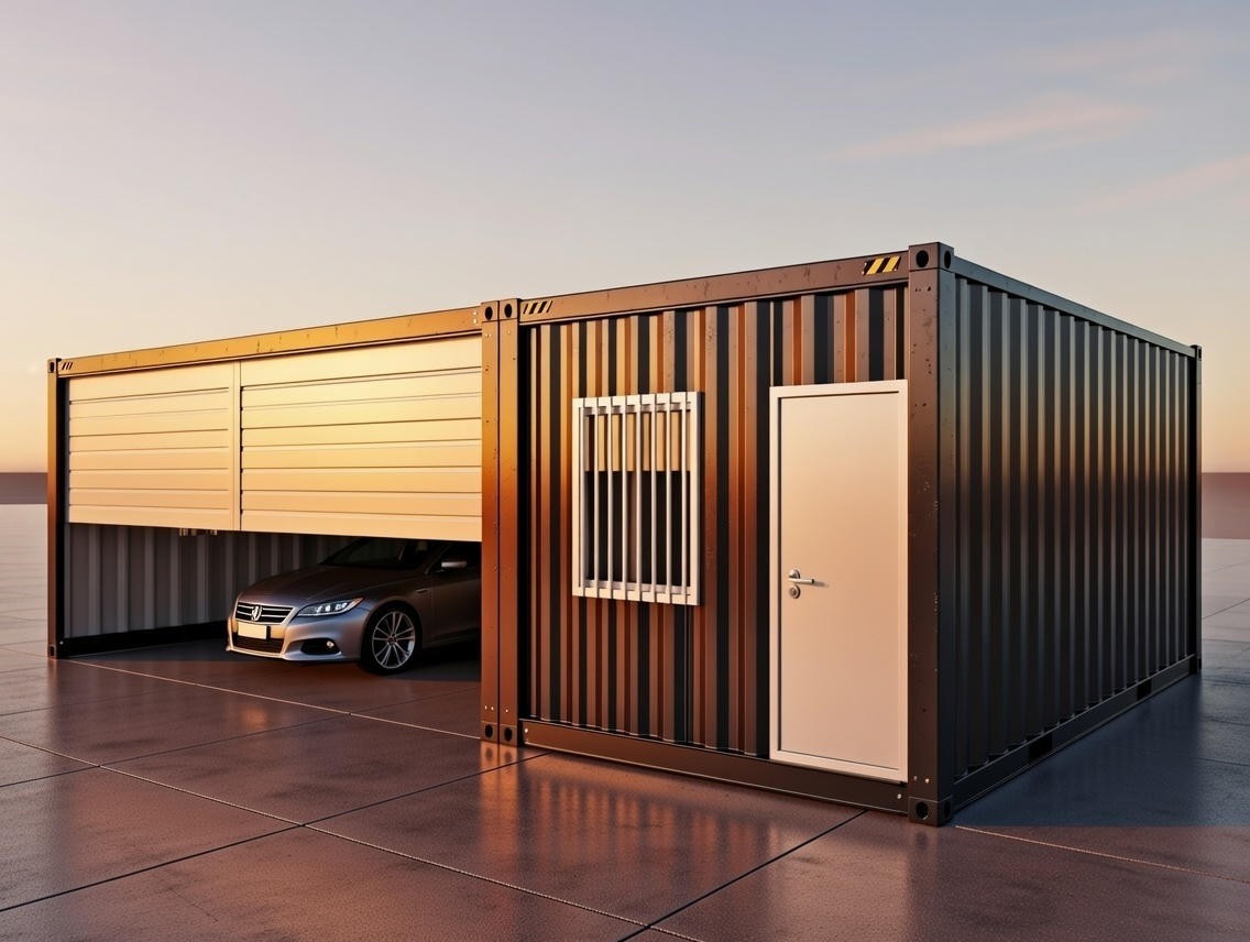 3 x 20FT Home Pod, 14′ wide Roll-up Garage Portable Office, Shop unit Brand New