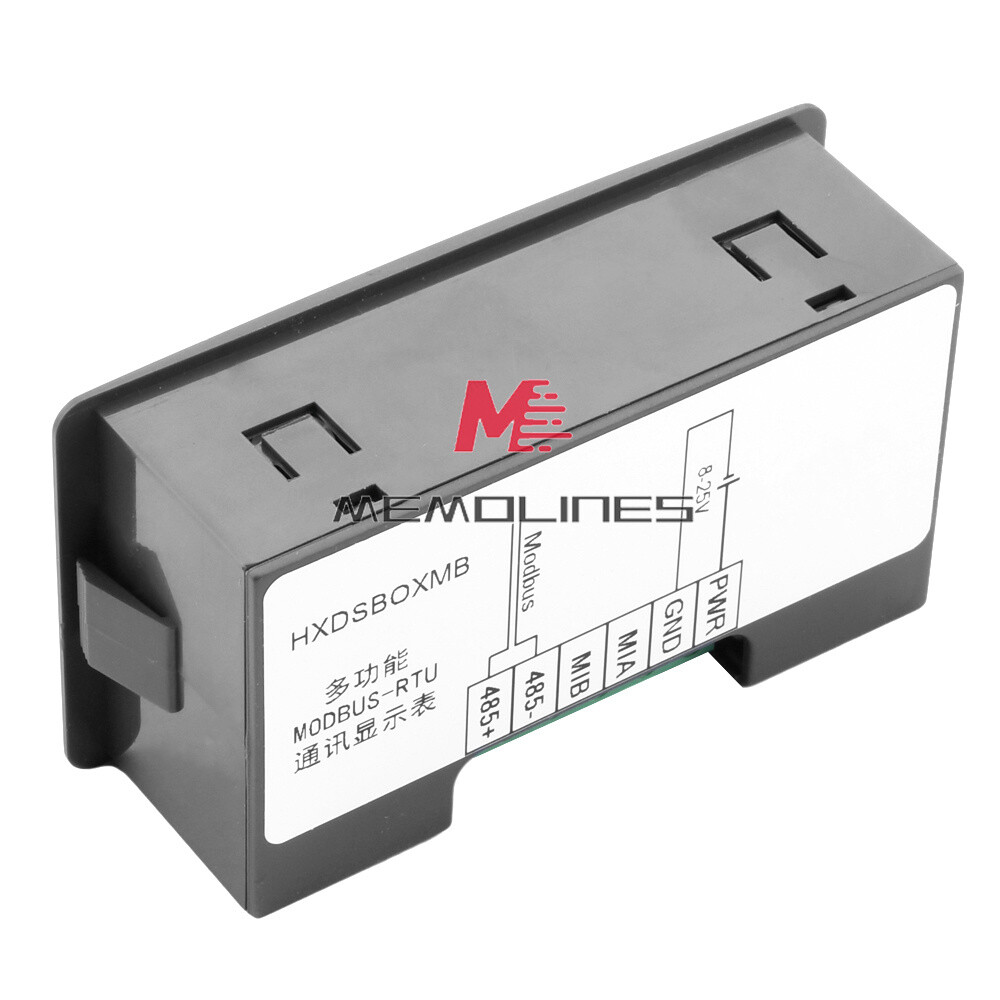 MODBUS-RTU Communication Display Meter RS485 Master-Slave-Monitored DC 8-25V