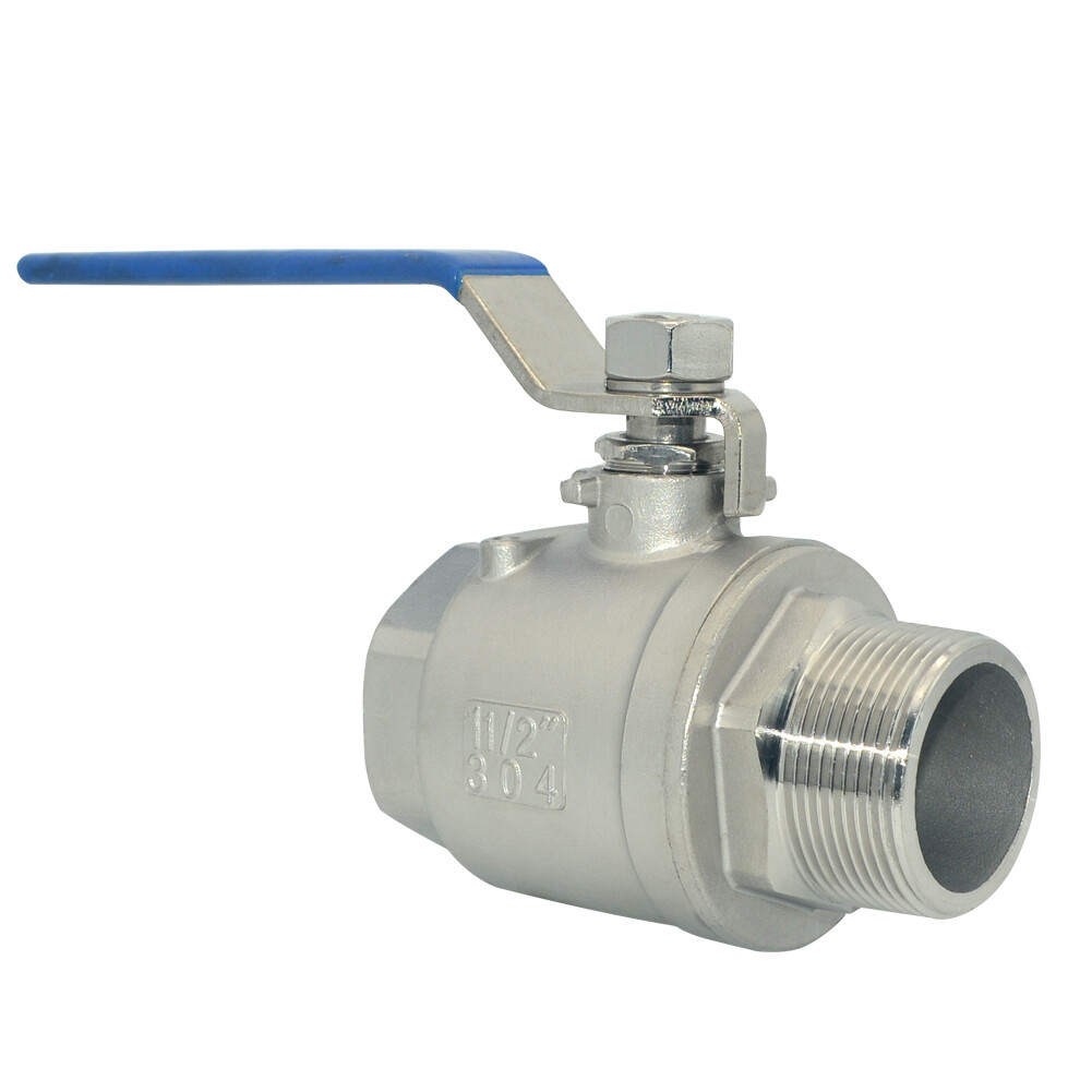 US STOCK 1.5 in inch NPT thread MALE – Female Full Port Ball Valve Stainless 304