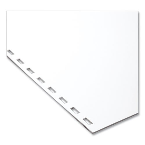 GBC CombBind Pre-Punched Paper, 19-Hole, 92 Bright, 8.5 x 11, Unruled, 500/Ream