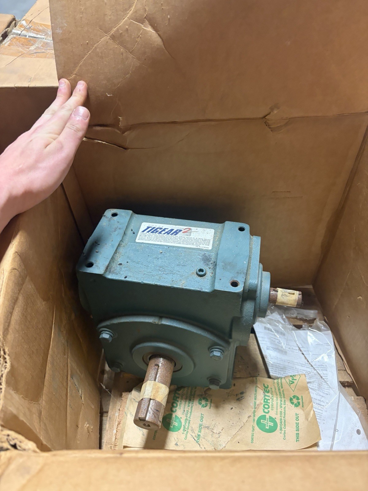 NEW DODGE 35S30L RIGHT ANGLE GEAR REDUCER 30:1 RATIO 58 RPM 3 HP