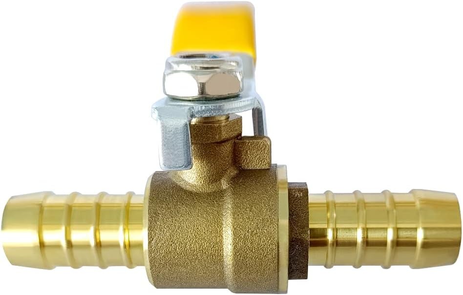 5/8 Inch Brass PEX Ball Valve 2-Way Shut Off Fittings 2 Pack