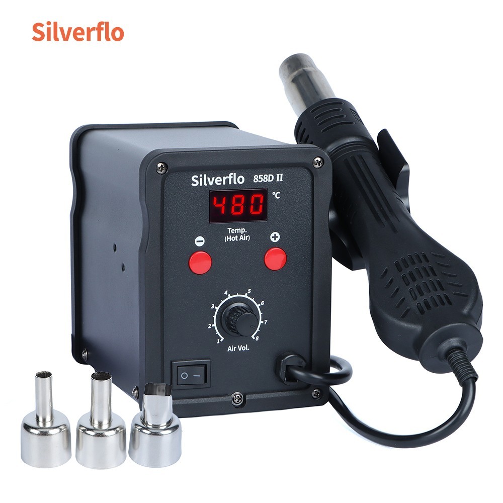 Digital Soldering Station SMD Welder Rework station Heat Hot Air Gun