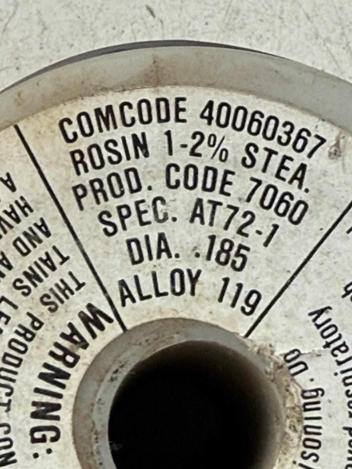AT&T NASSAU METALS Solder Alloy 5 Lbs