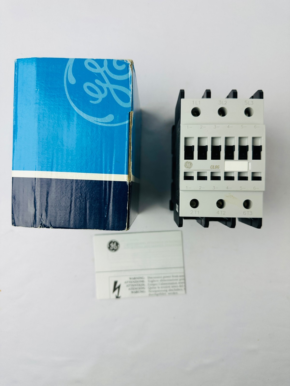 GE General Electric CL06A300M Contactor with LB4AL 208v Coil