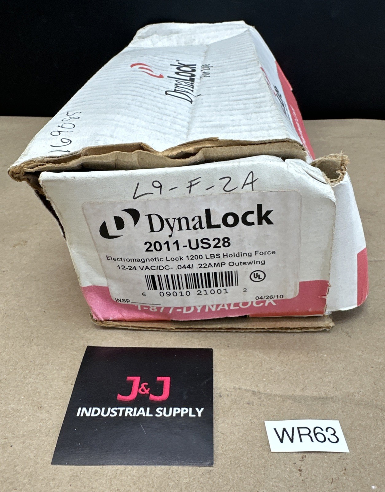 DynaLock Electromagnetic Lock 1200lbs Holding Force 12/24VDC 2011-US28-LP || NIB