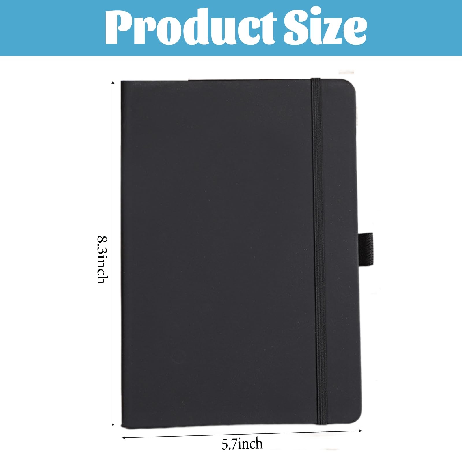 BOBOAR Meeting Lined Journaling College Ruled Hardcover Paperage Black
