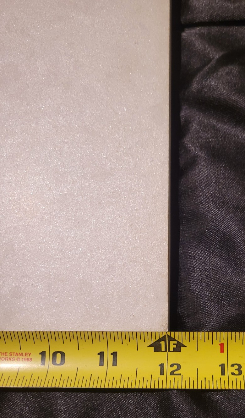 Mycalex 500 1/2 x 10 1/2 x 12″ (.500 x 10.500 x 12.000) Ceramic INV#X-109