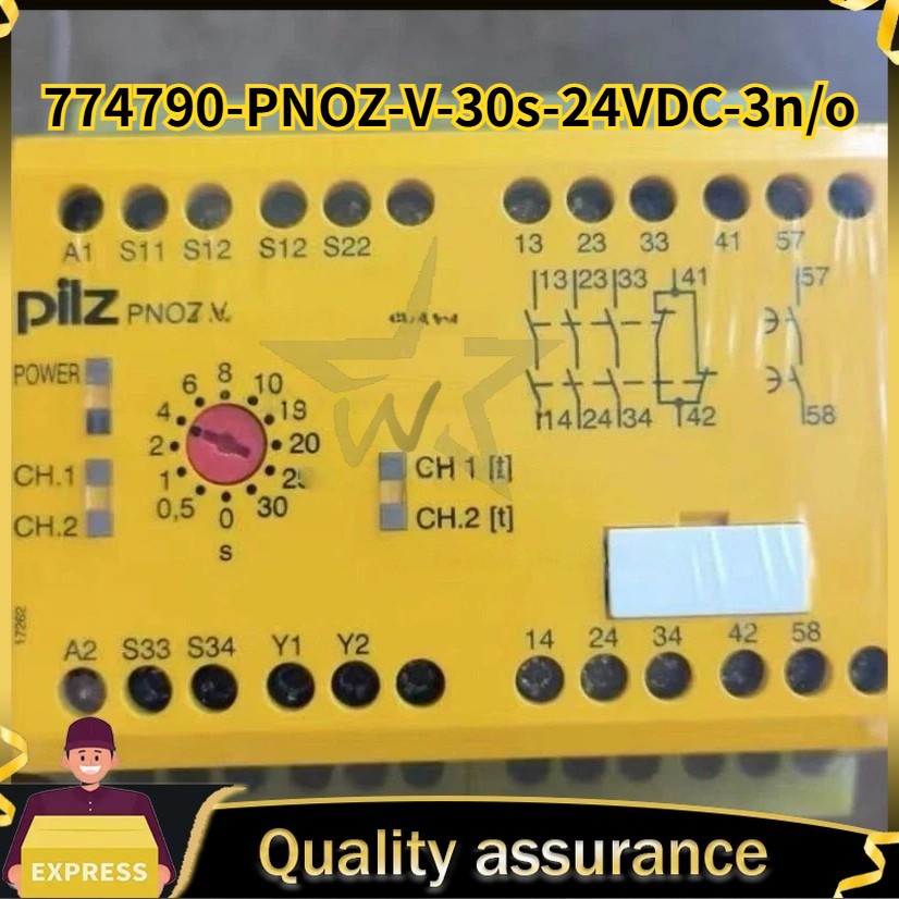 PILZ 774790 PNOZ V 30s 24VDC 3n/o Safety Relay Brand New Expedited Shipping #A
