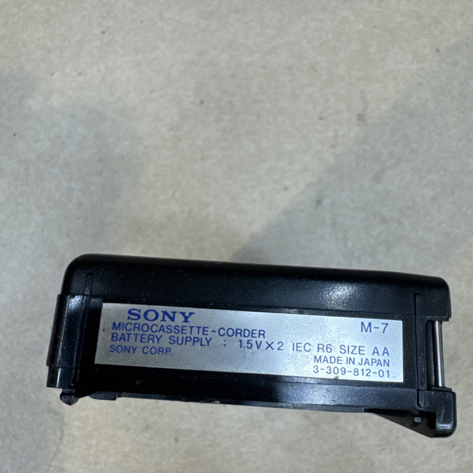 Sony M-750v/750/760V Voice Operated Recording Micro recorder Tested And Works!