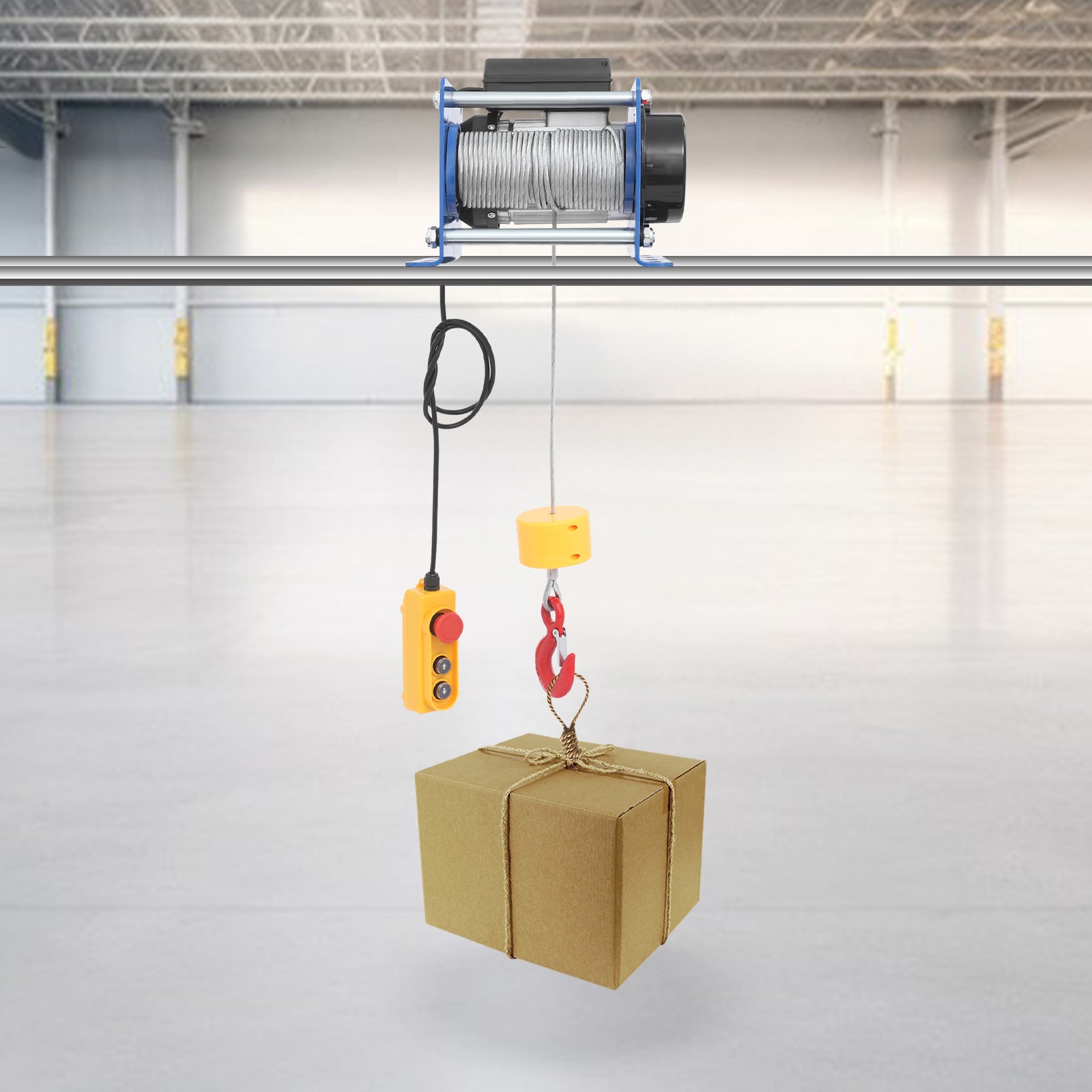 Electric Hoist With Wired Control Electric Hoist With Long Steel Wire Rope