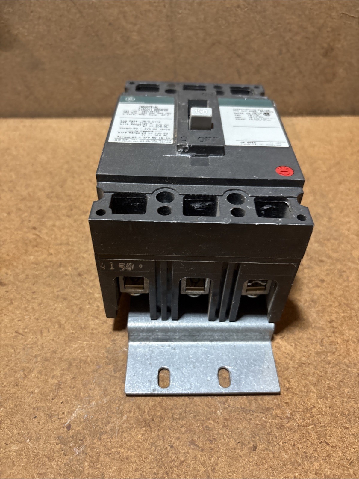 GE TED134150 480V 150A 3-Pole Circuit Breaker