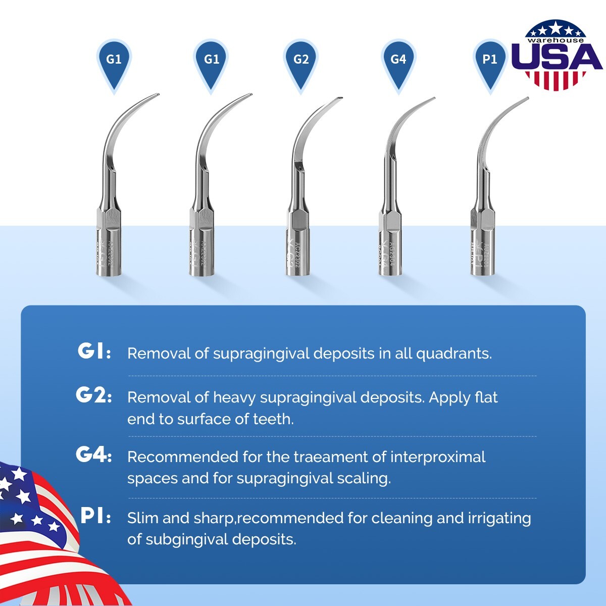 Dental LED Ultrasonic Piezo Scaler Handpiece Fit EMS Cavitron Woodpecker