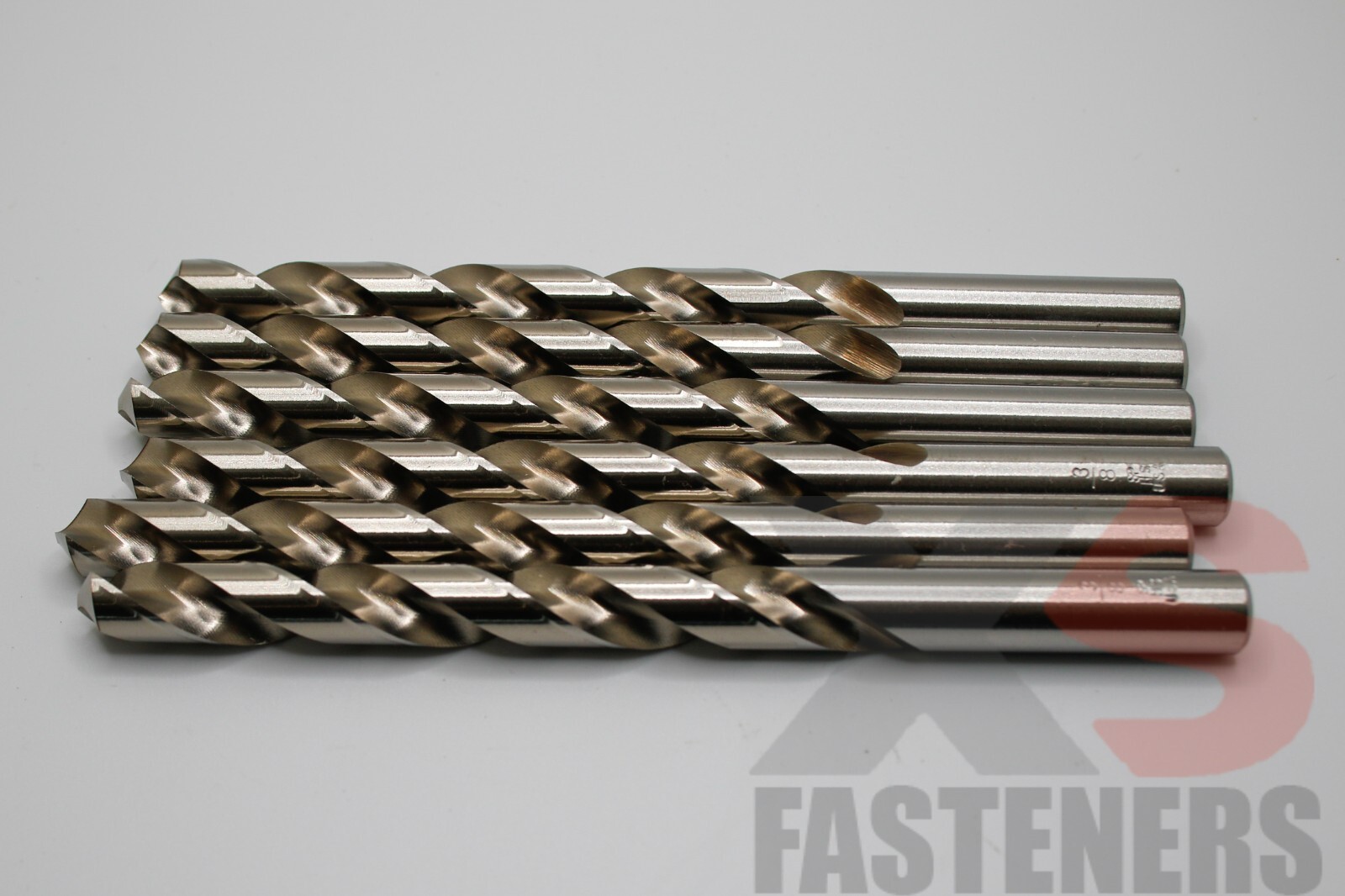 3/8″ Drill Bit Set HHS Twist Jobber Length 118° Point, Bright Finish USA, QTY 24