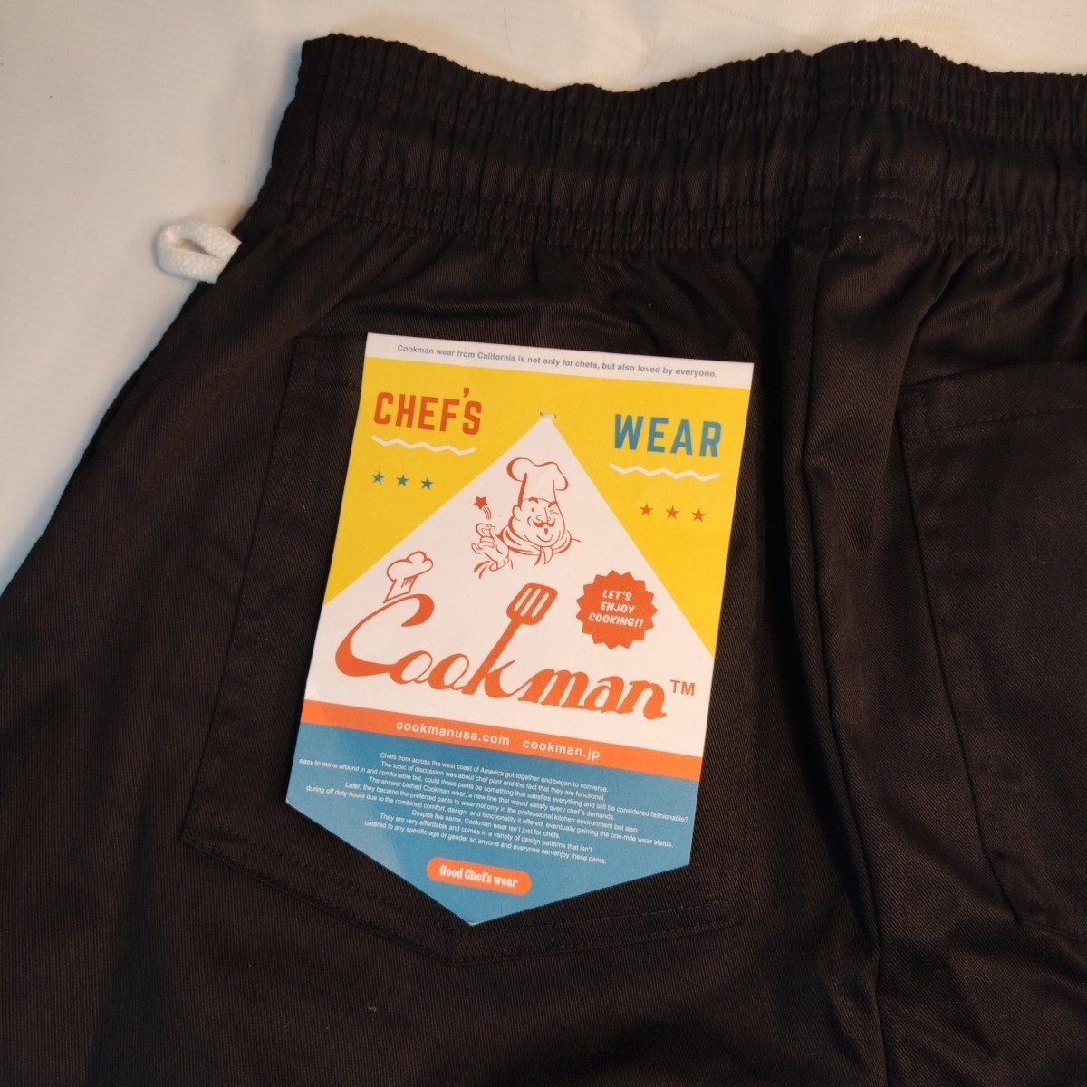 Chef’s Wear Cookman Black Shorts Adult Size Medium *New