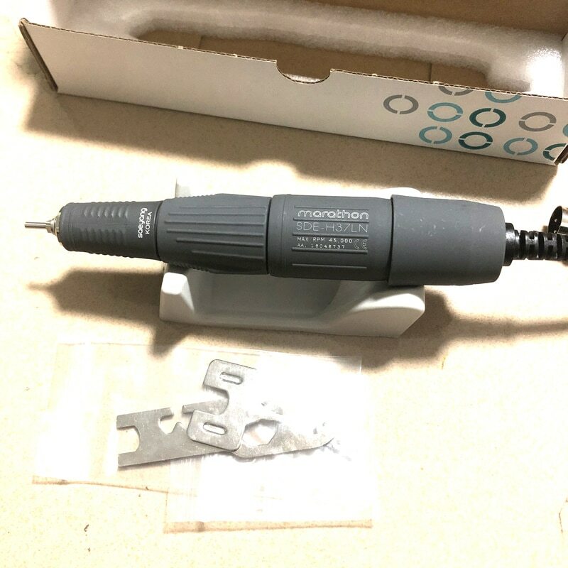 Dental LAB MARATHON Micromotor Polishing Handpiece 2.35mm SDE-H37L1/H37LN 35000R