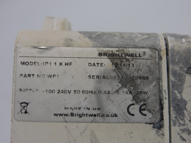 BRIGHTWELL IP11XHF WP1 100-240V 0.4A UNMP