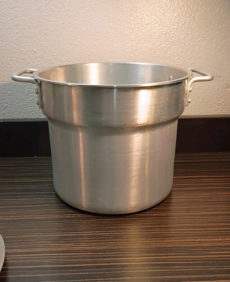 12 Qt Heavy-Duty Aluminum Stock Pot Iris Smart & Final – NSF – Made in USA