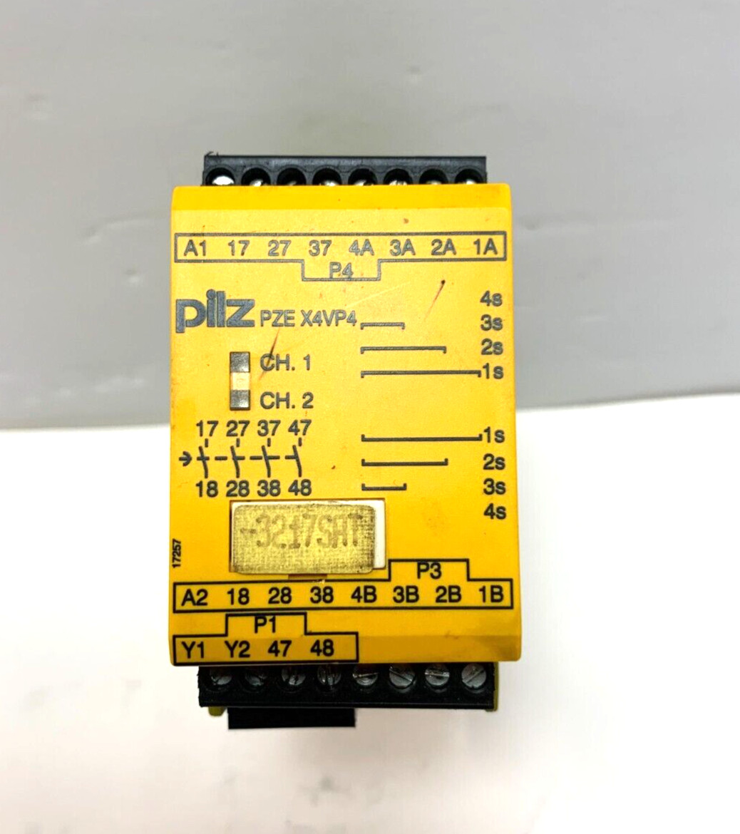 Pilz PZE-X4VP4 Safety Relay Module 24VDC 777586 PZE X4VP4