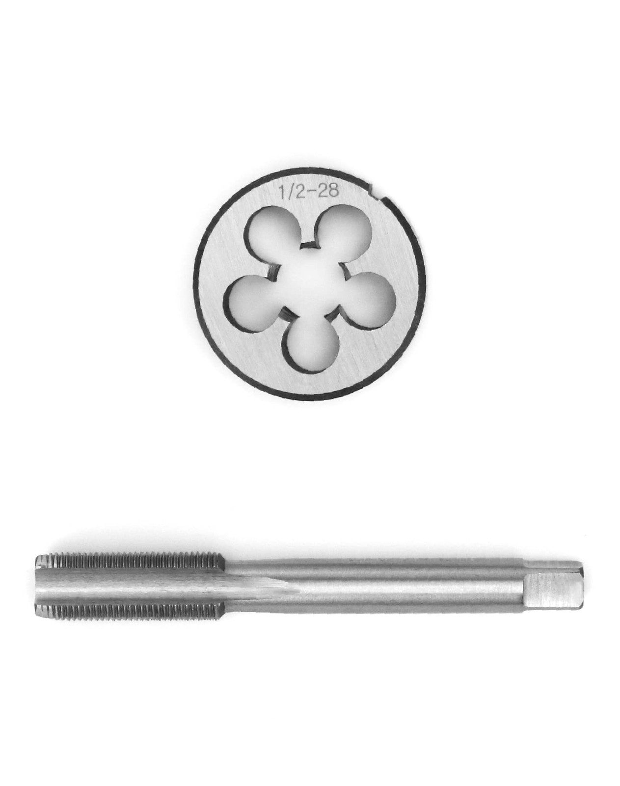 1/2″-28 Tap and Die Set Gunsmithing UNF HSS 1/2″ x 28 22LR 223 5.56 9mm