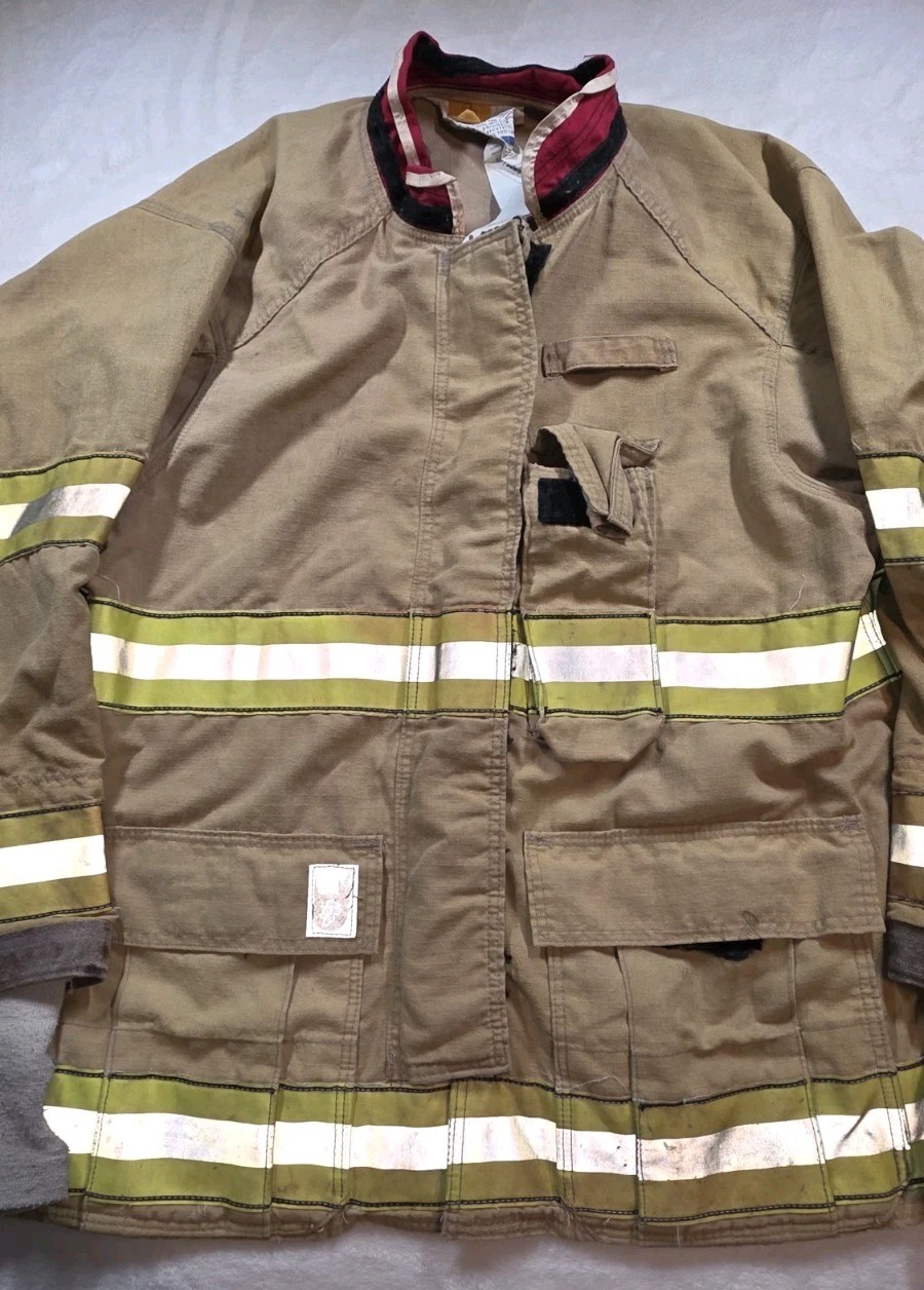 VTG Retired Firefighter Turnout JACKET FIRE COAT Shell Only «Fairfield» 46-37