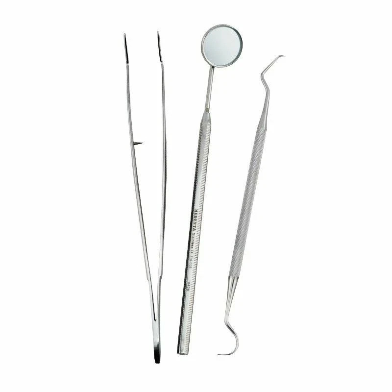 Professional Dental Oral Kit Scaler Probe Pick SET Mirror Stainless Steel Basic