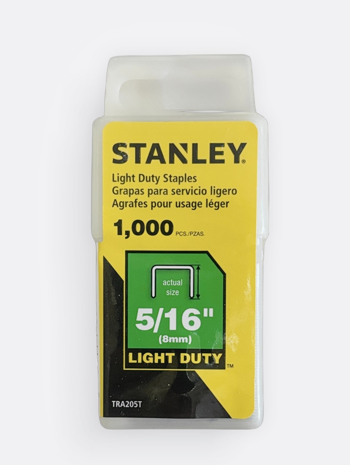 Stanley Light Duty Staples – 5/16″ (8 mm) – 1,000 Staples Per Pack – Genuine