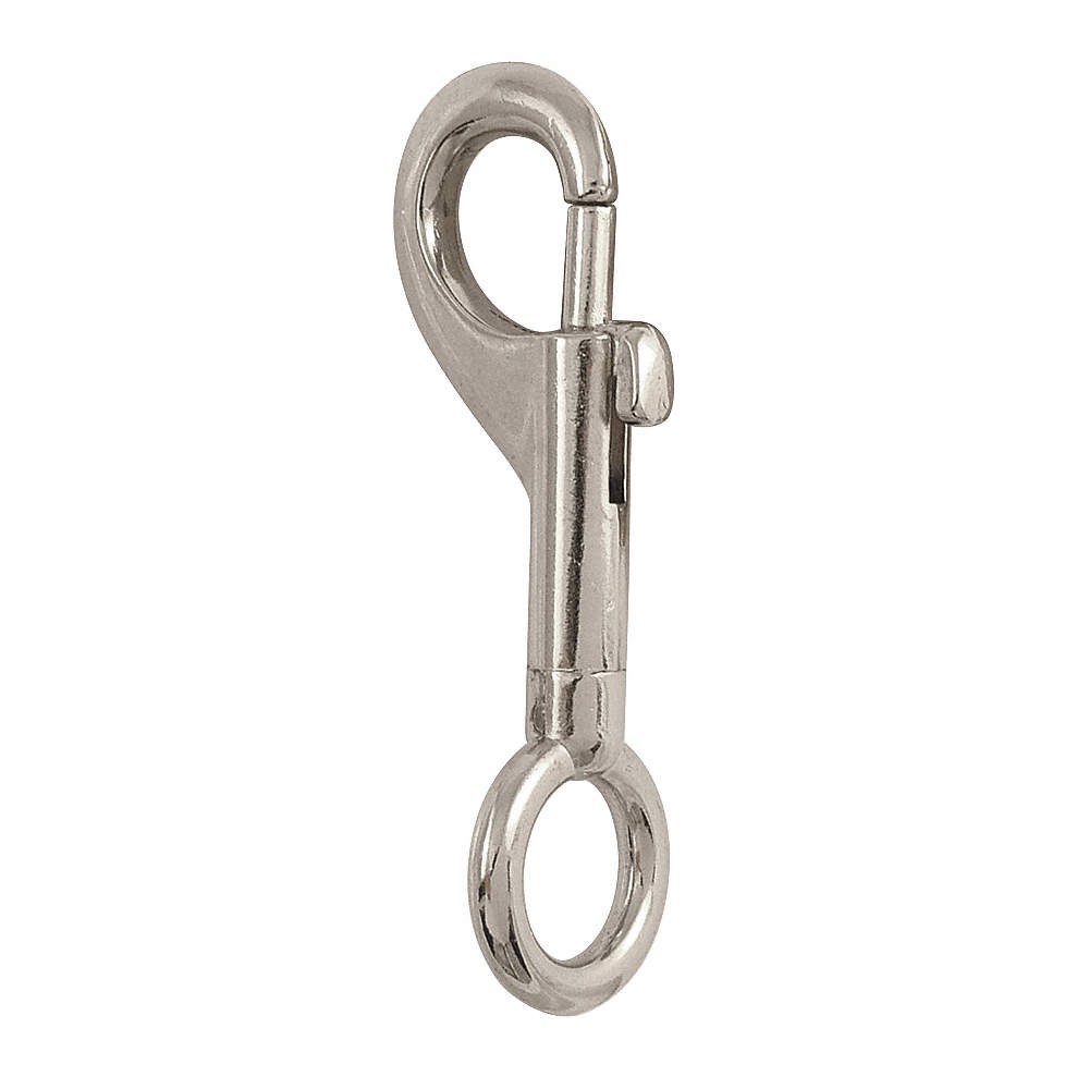 LUCKY LINE PRODUCTS 4GGJ3 PK 5 Slide Bolt Snap, Zinc, 5/8 in Eye Dia 4GGJ3