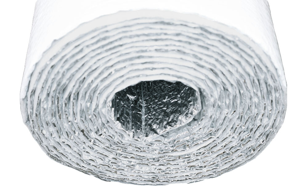 US Energy Products 48″ x 75′ Double Bubble White Reflective Foil Insulation R8