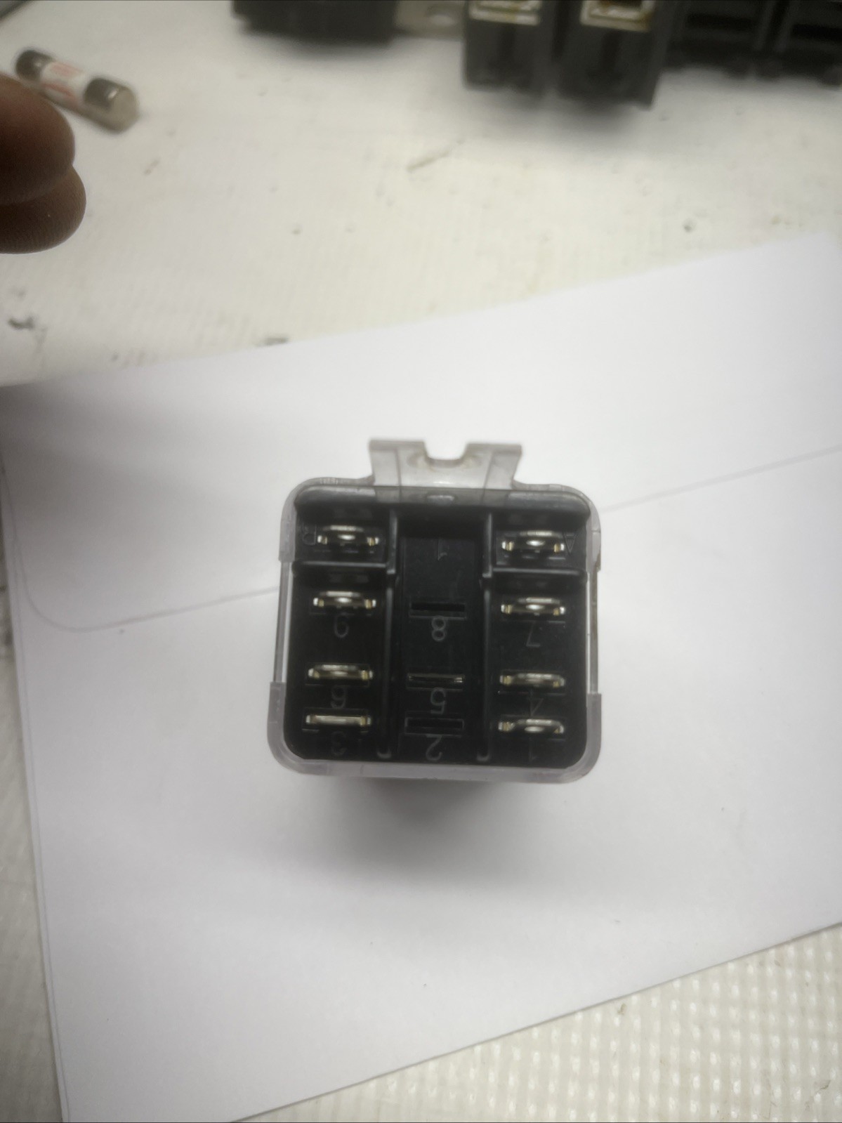 Potter Brumfield KUP-11D55-12 Ice Cube Relay 12 VDC 10 Amp DPDT Mounting Bracket