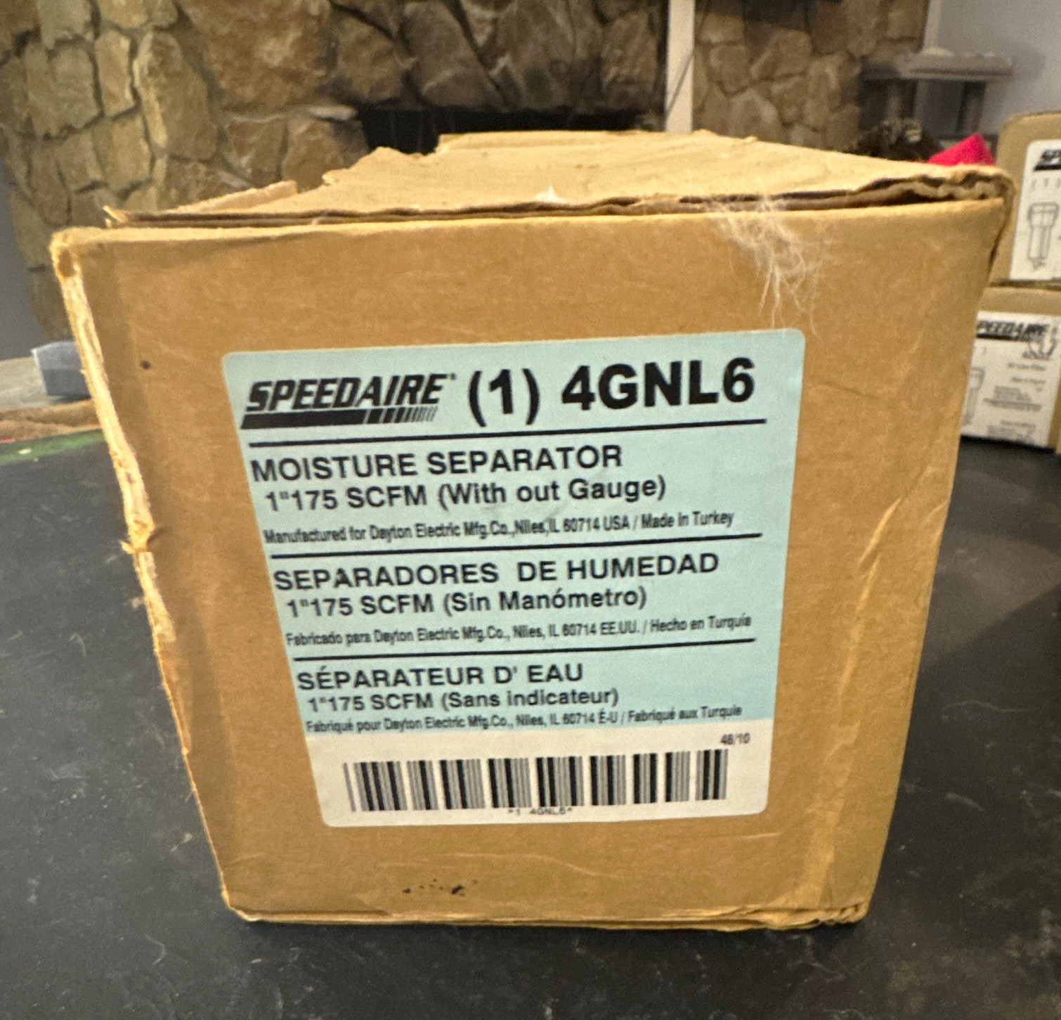 Speedaire Moisture Separator 4GNL6 1″ 175 SCFM Without Gauge