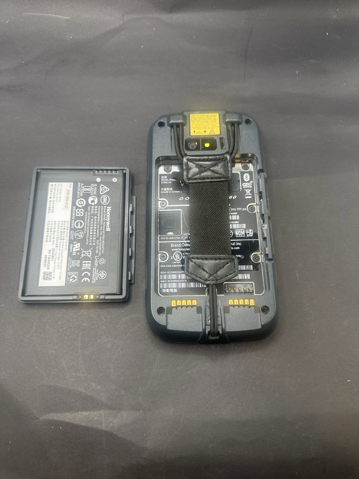 Honeywell Dolphin CT60 Android 13 Mobile Computer CT60-L1N-BSC210F w/ Battery