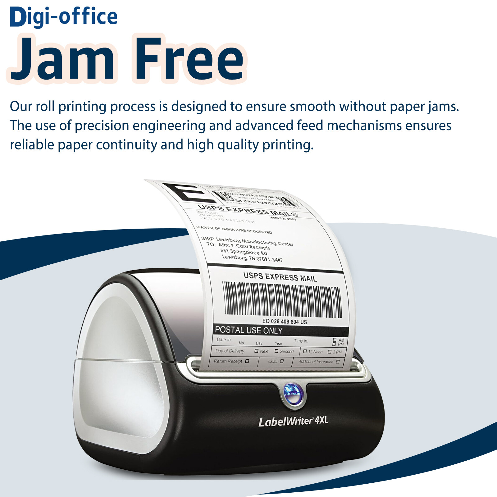 Compatible with DYMO Labelwriter 450 30336 (1″ x 2-1/8″) Rerurn Address Labels