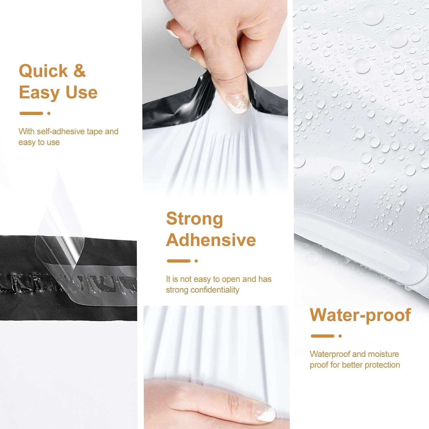 Poly Mailers 19X24 Inch 250Pcs Shipping Bags for Clothes,Self Adhesive Shipping