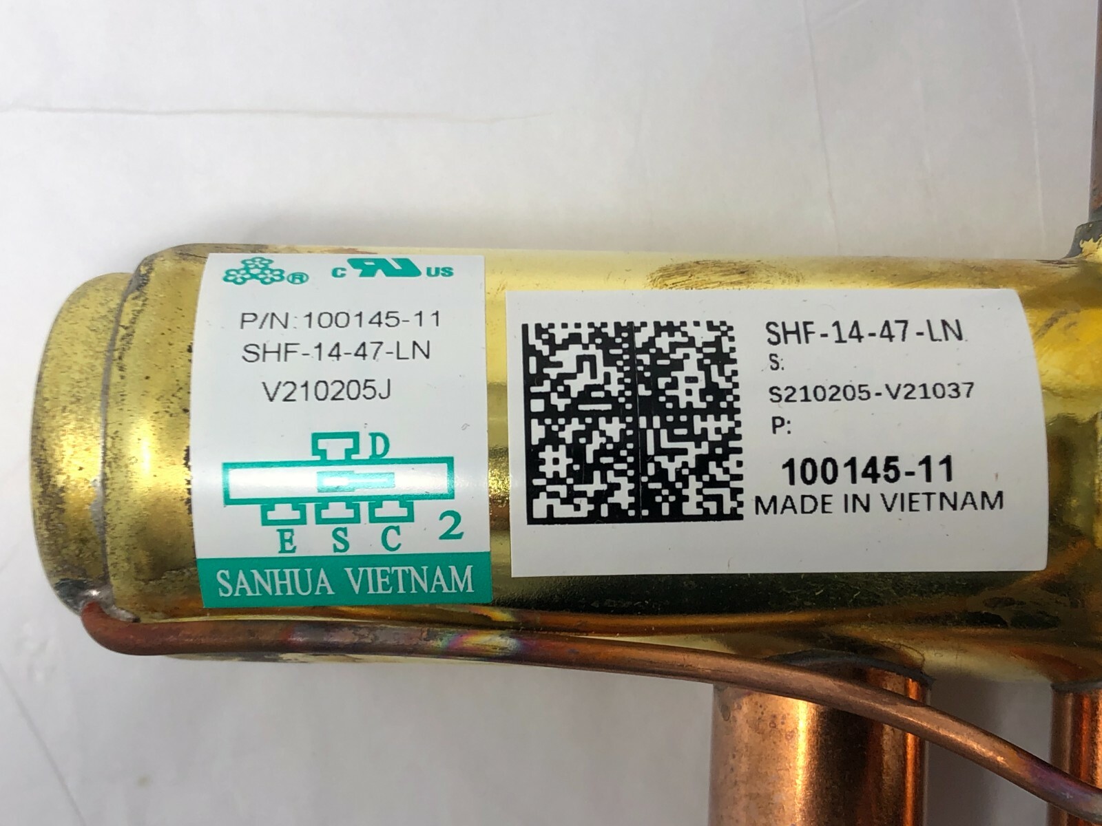 NEW Lennox Allied Air 73W84 100145-11 Heat Pump Reversing Valve 1/2″ x 7/8″