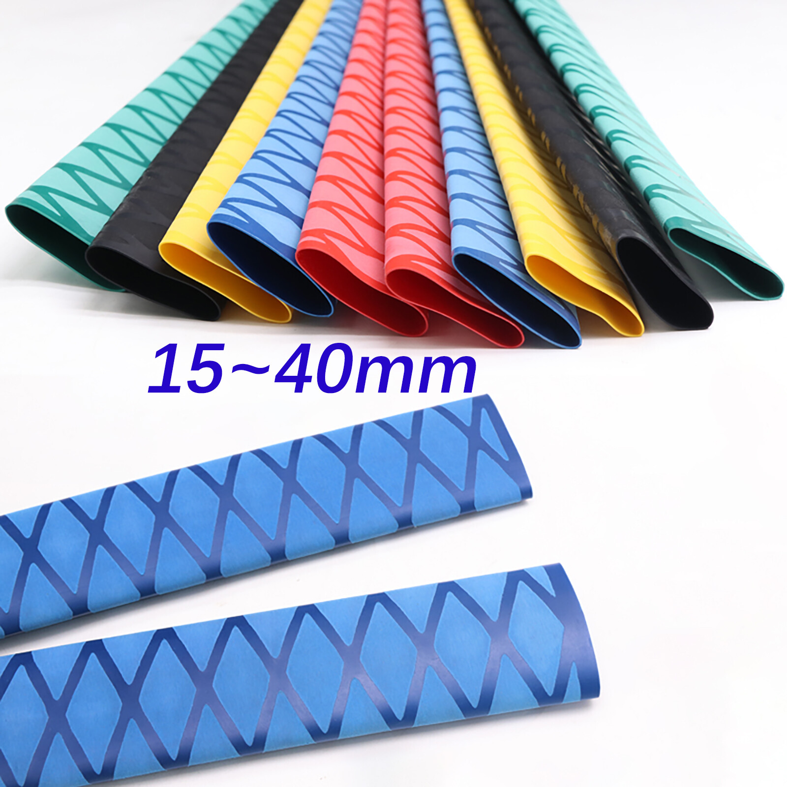 Non Slip Heat Shrink Tubing Fishing Rod Handle Grip Wrap Sleeving Dia 15mm-40mm