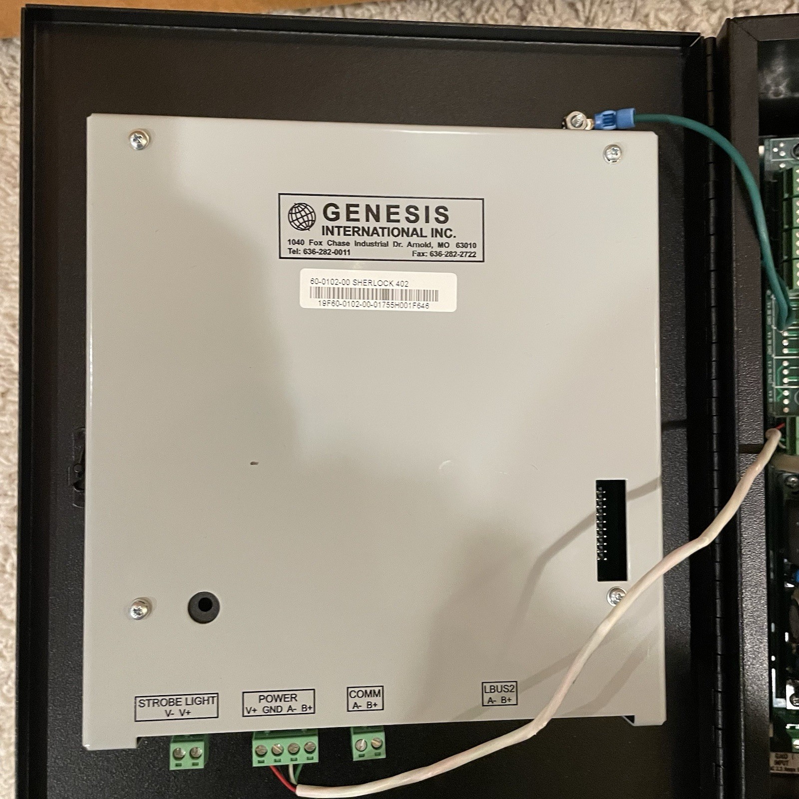 Genesis International Sherlock 402 Refrigerant Monitor 60-0102-00 HVAC Safety