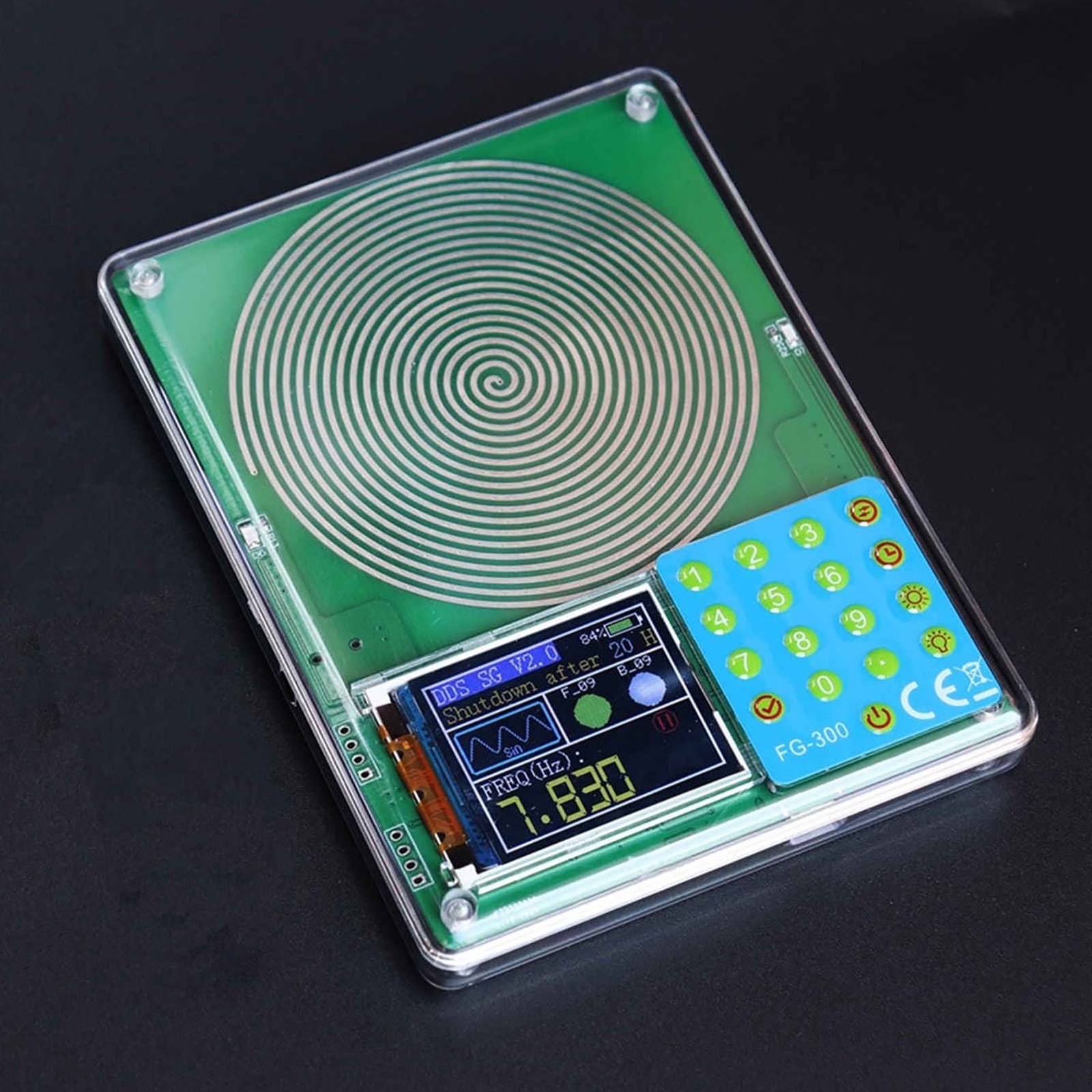 Low Frequency Wave Generator with 7.83Hz Default and 0.001Hz-200kHz Tuning