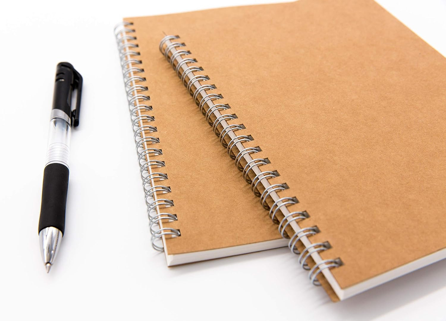 Brown Blank Book 19Cm X 13Cm 100 Blank Pages For Journals Sketches Travel