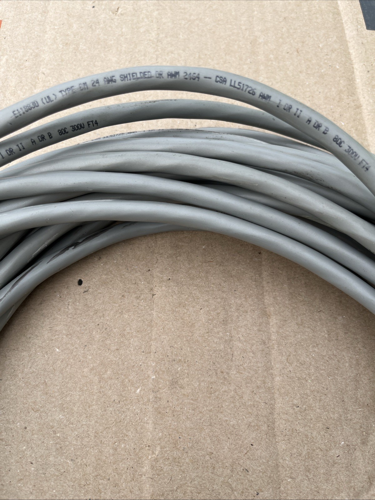 50’ Type CM 25 Conductor 24 Gauge Shielded Cable ~ 25C 24AWG