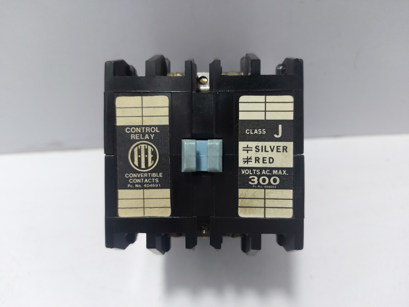 Gould J20B20 2 Pole Contact Block 10 Amps Max Continuous Volts AC.MAX. 300