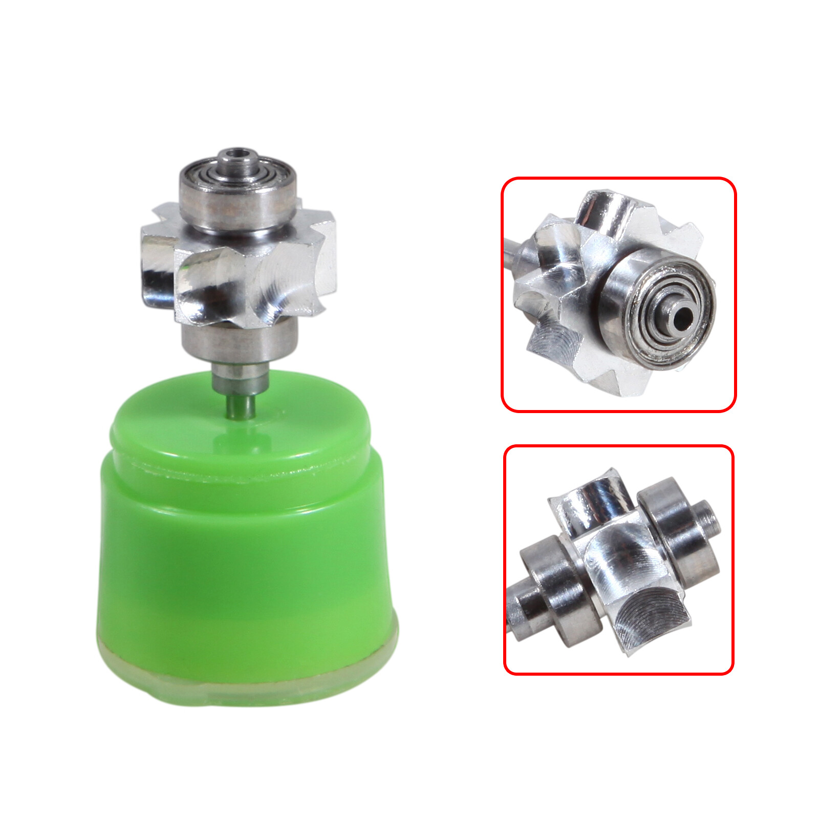Dental Replaced Cartridge Turbine Rotor for Self-power LED High Speed Handpiece