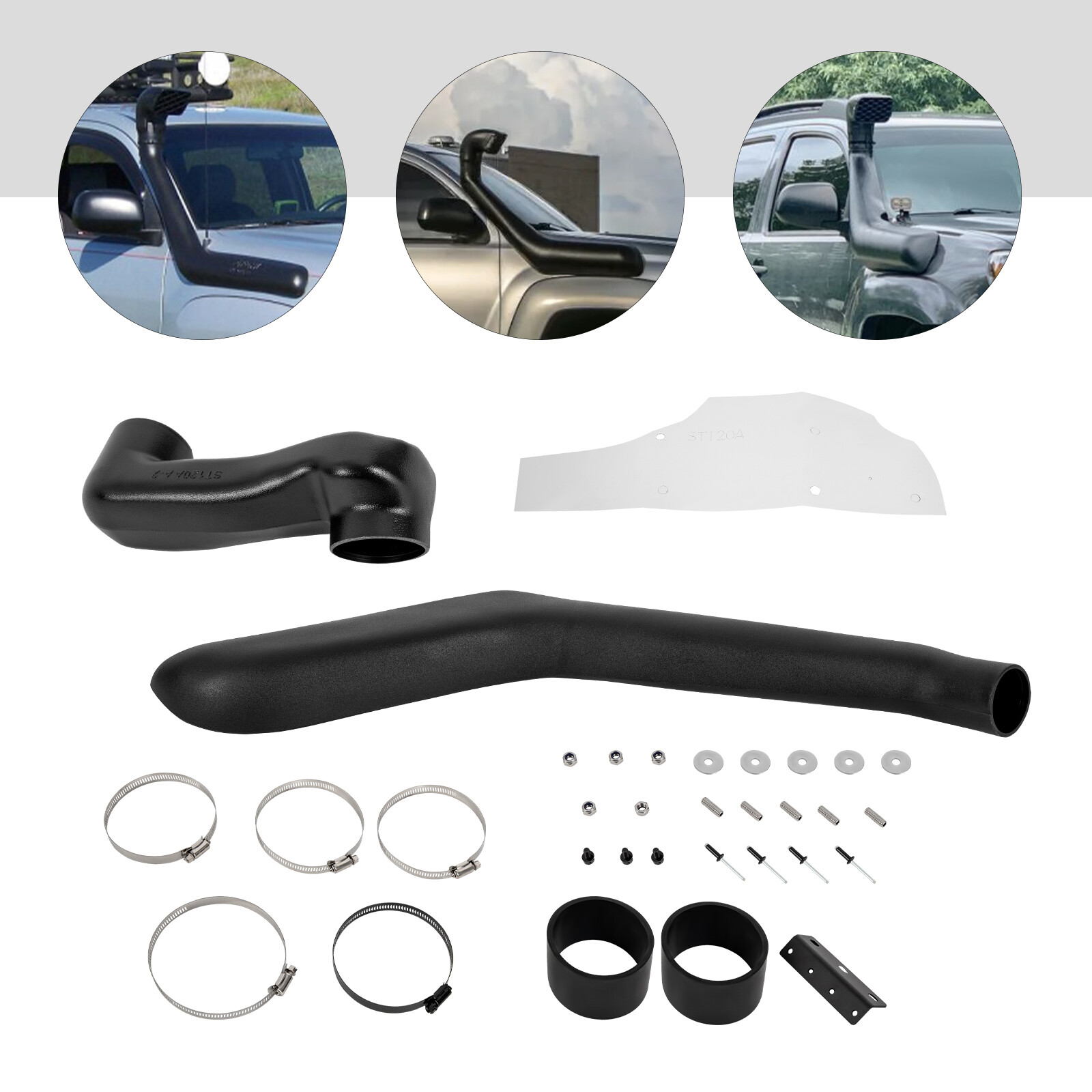 Right Side Intake Snorkel Kit For Toyota Tacoma 2005 2006 2007 2008 2009-2015