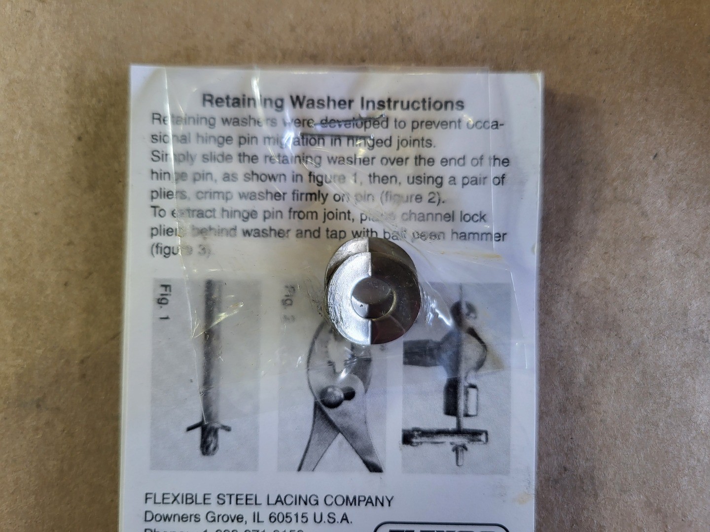 SURPLUS NEW FLEXCO 375XJ24NC Bolt Hinged Belt Fastener