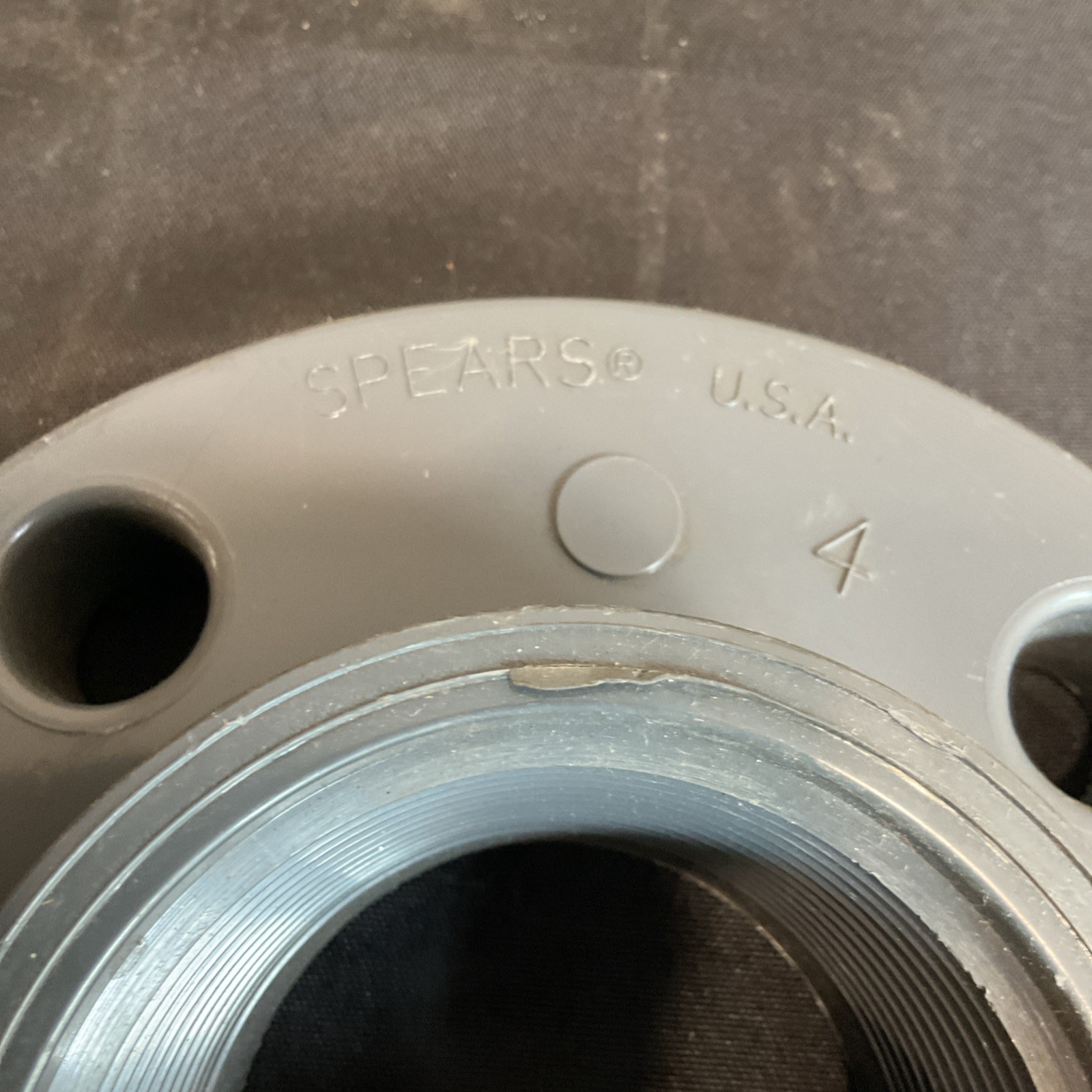SPEARS 2-1/2″ PVC Threaded Flange Schedule 80 852-025